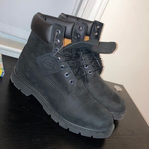 Black Timberlands Size 9